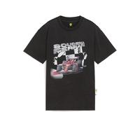 PUMA T-shirt à motif voiture Sportswear Scuderia Ferrari Enfant et Adolescent, Accessoires, Noir, 5-6Y 5-6Y
