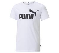PUMA T-shirt à petit logo Essentials Enfant et Adolescent, Accessoires, Blanc, 5-6Y 5-6Y