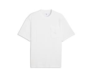 PUMA T-shirt à poche Select Essentials Homme, Accessoires, Blanc, XL XL
