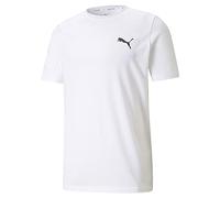 PUMA Active Small Logo Tee Homme, Blanc, XXL