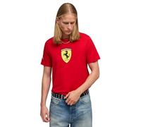 PUMA T-Shirt avec écusson coloré Scuderia Ferrari Homme S, Rosso Corsa Red