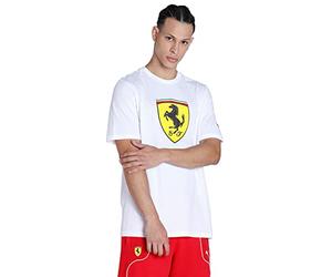 PUMA T-Shirt Big Shield Scuderia Ferrari L White
