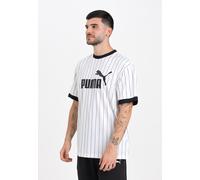 PUMA T-Shirt Blanc T-Shirt A Manche Courte Essentials -