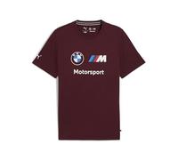 PUMA T-Shirt BMW M Motorsport Essentials Logo Homme L, Ruby Shimmer Red