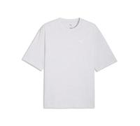 PUMA T-Shirt Boxy Wardrobe ESS Homme L, White Glow Heather
