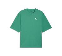 PUMA T-Shirt Boxy Wardrobe ESS Homme XS, Vibrant Green