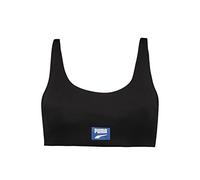 Puma Women's Ribbed Scoop Neck Swimsuit Combinaison noire 8 (XS) Female