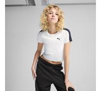 PUMA T-shirt court T7 Femme, Vêtements, Blanc, L L