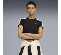 PUMA T-shirt court T7 Femme, Vêtements, Noir, XL XL