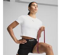 PUMA T-shirt court TAD ESSENTIELS Femme, Vêtements, Blanc, L L