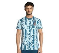 PUMA T-Shirt Creativity x Neymar Jr L Ocean Tropic Turquoise Surf Blue