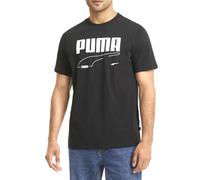 PUMA T-shirt d contract manches courtes et col rond pour homme Noir, noir, Taille 4XL