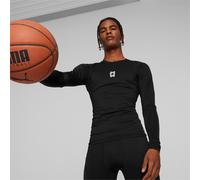 Puma T-Shirt De Basketball À Manches Longues Hoops Team Homme, Vêtements, Noir, S