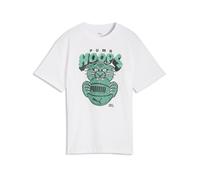 PUMA T-shirt de basketball décontracté Flagrant Foul Enfant et Adolescent, Accessoires, Blanc, 15-16Y 15-16Y