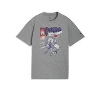 PUMA T-shirt de basketball décontracté Flagrant Foul Enfant et Adolescent, Accessoires, Gris, 13-14Y 13-14Y