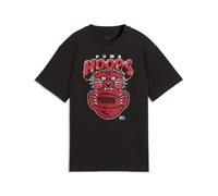 PUMA T-shirt de basketball décontracté Flagrant Foul Enfant et Adolescent, Accessoires, Noir, 15-16Y 15-16Y