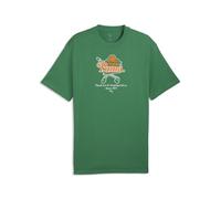 PUMA T-shirt de basketball décontracté Junior Varsity I Homme, Accessoires, Vert, XS XS