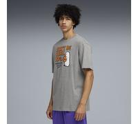 PUMA T-shirt de basketball décontracté Junior Varsity II Homme, Vêtements, Gris, L L