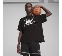 PUMA T-shirt de basketball Jaws Core Homme, Vêtements, Noir, XS XS