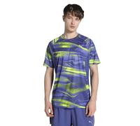 PUMA T-Shirt de Running à imprimé intégral Velocity Homme XL, Blue Crystal