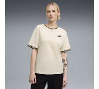 PUMA T-shirt décontracté à imprimé animal Essentials Femme, Vêtements, Alpine Snow, M M