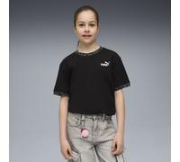 PUMA T-shirt décontracté à motif animal Essentials Enfant et Adolescent, Vêtements, Noir, 5-6Y 5-6Y