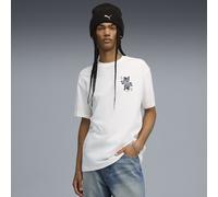 PUMA T-shirt décontracté à motif Card Play Homme, Vêtements, Blanc, S S