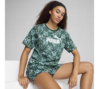 PUMA T-shirt décontracté à motif ESS Femme, Vêtements, Vert Moon, XS XS
