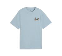 PUMA T-shirt décontracté à motif MID 90s Enfant et Adolescent, Accessoires, Bleu, 7-8Y 7-8Y
