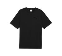 PUMA T-shirt décontracté Essentials Elevated Logo Cat Homme, Accessoires, Noir, S S