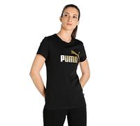 PUMA T-Shirt Ess+ avec Logo métallique pour Femme (1 pièce)