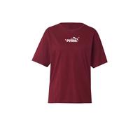PUMA T-shirt 'Ess Nature 2.0.' bordeaux / blanc, Taille L