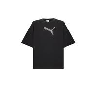 PUMA T-shirt 'ESS' noir / transparent, Taille S