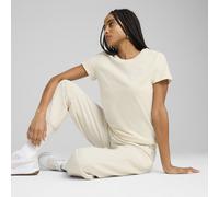 Puma Ess Script Short Sleeve T-shirt Beige XL Femme