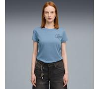 Puma T-Shirt Ess Script Femme, Vêtements, Cool Bleu, M