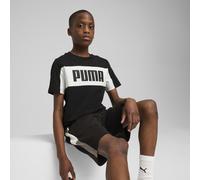 PUMA T-shirt Essentials Block Enfant et Adolescent, Vêtements, Noir, 15-16Y 15-16Y
