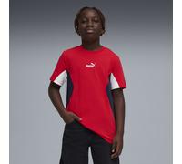 PUMA T-shirt Essentials Block Enfant et Adolescent, Vêtements, Rouge, 7-8Y 7-8Y