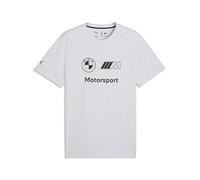 PUMA T-Shirt Essentials BMW M Motorsport Homme S, Silver Mist Gray