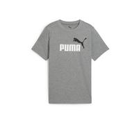 PUMA ESS 2 Color No.1 Logo Tee B, T-Shirts Garçon, Medium Gray Heather, 128