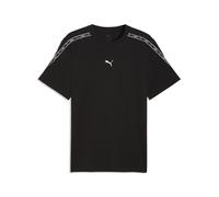 PUMA T-Shirt 'Essentials Tape' noir / blanc, Taille M