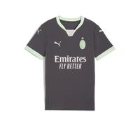 Puma Ac Milan 24/25 Third Junior Short Sleeve T-shirt Gris 11-12 Years Garçons,Filles