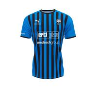 PUMA T-Shirt fonctionnel bleu / bleu marine / blanc, Taille 116