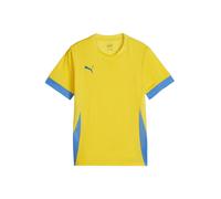 PUMA T-Shirt fonctionnel bleu clair / jaune, Taille 164