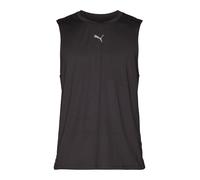 PUMA T-Shirt fonctionnel 'Cloudspun' gris / noir, Taille XL