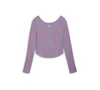 PUMA Mixte Cloudspun Ls T-Shirts, Prune Pâle, L EU