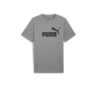 Puma T-shirt ESS No. 1 Logo Tee - mixte, gris moyen chiné - M