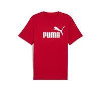 PUMA T-shirt Mixte ESS No. 1 Logo – Rouge – Taille M