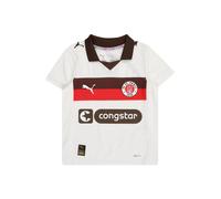 PUMA T-Shirt fonctionnel 'FCSP' marron châtaigne / rouge vif / blanc, Taille 116