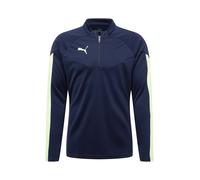 PUMA T-Shirt fonctionnel 'Final' bleu marine / kiwi / blanc, Taille S