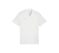 PUMA T-Shirt fonctionnel gris clair / blanc, Taille XL